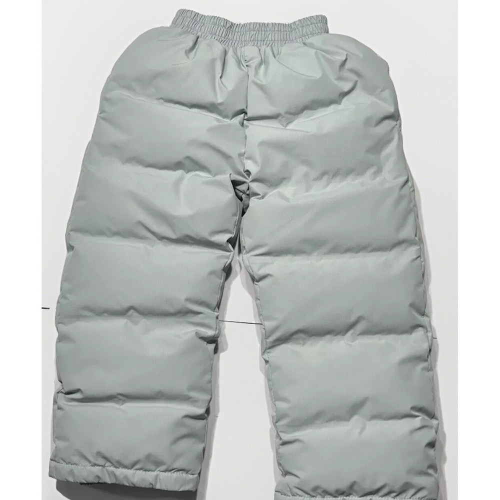 Zara Kids Powder Grey Winter‎ Puffer Snow Pants Sz 5-6 Pockets